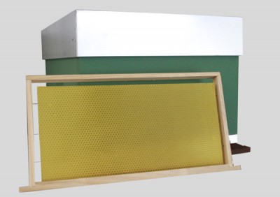 Colmeia Langstroth Pintada c/ Cera