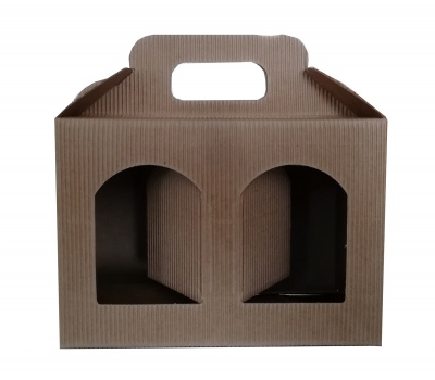 Caixa em Cartão para dois Frascos