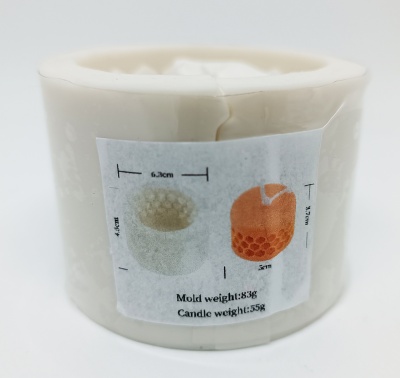 Molde Silicone modelo redonda baixa 3cm