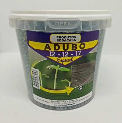 Adubo 12-12-17 Especial Balde 1,1kg