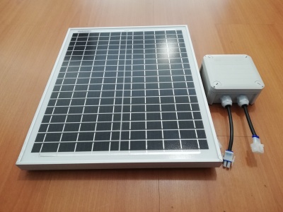 Apitronica - Kit Solar com Painel 20W