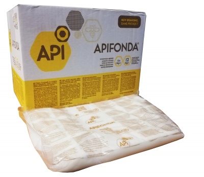 Produto APIFONDA da marca API em embalagem branca e amarela com texto e ícones