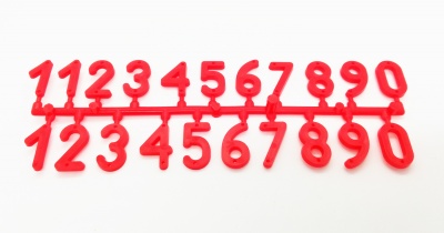 Numeros para Marcar Colmeias Plástico Pequenos