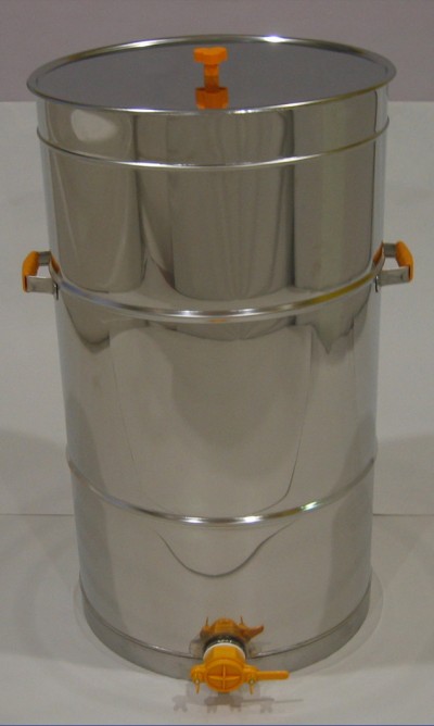 Bidão Inox 200Kg c/pegas