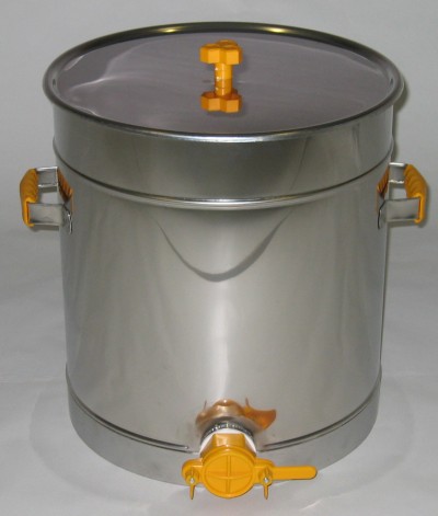 Bidão Inox 50Kg c/pegas