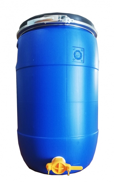 Bidão Plástico 30lt c/ torneira Azul