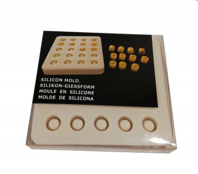 Molde Silicone para cupulas cera natural