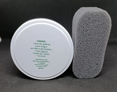 Cerapiel 250ml - Cera de abelha para madeira e sapatos de pele (couro).