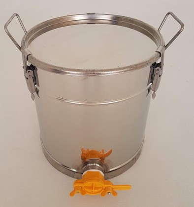 Lata em Inox com Fechos 30kg