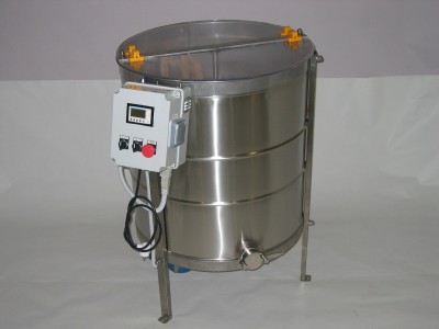 Extractor Inox Eléctrico Radial 12 quadros c/ Temporizador Digital tipo Industrial