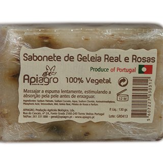 Sabonete de Geleia Real e Rosas