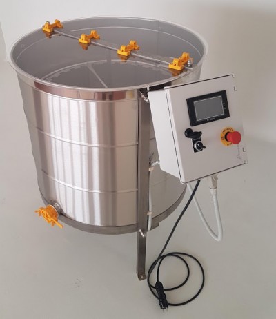 Extractor Inox Eléctrico Radial 24 quadros c/ Temporizador Digital tipo Industrial