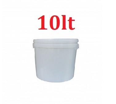 Balde Plástico 10lt com Tampa e Alça