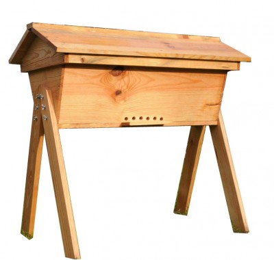 Colmeia Top Bar em madeira c/ pernas