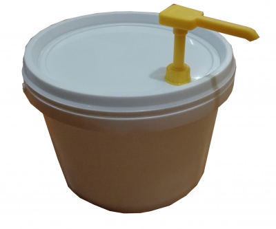 Balde Plástico 5lt com Dispensador Mel