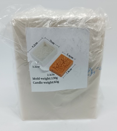 Molde Silicone modelo canteiro com flores e abelhas