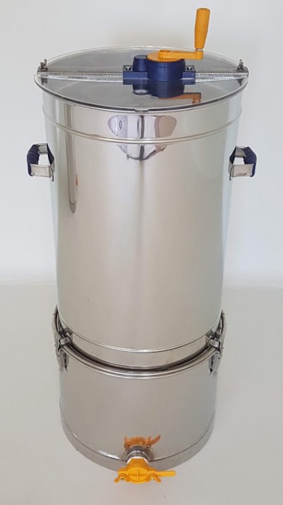 Extractor Inox Manual Tangencial 2/4 quadros Com Filtro e Bidão