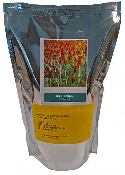 Trevo Anual Encarnado 500gr - Trifolium incarnatum