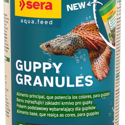 Sera Guppy Granules - Alimento granulado para guppies