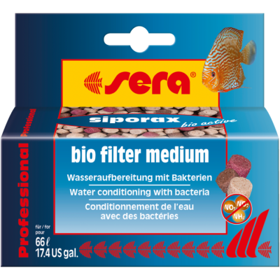 Sera siporax bio active Professional - grânulos com filtragem biológica ativa