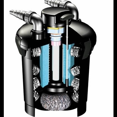 Pontec PondoPress Set 10000 - Kit Filtro UV + Bomba de água para lago