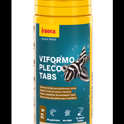 Sera Viformo Pleco Tabs - Alimento para peixes de fundo