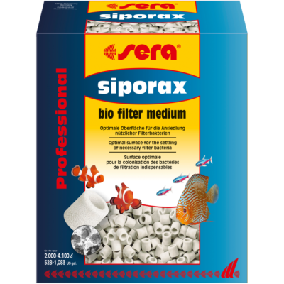 Sera siporax Professional - anéis para filtragem biológica