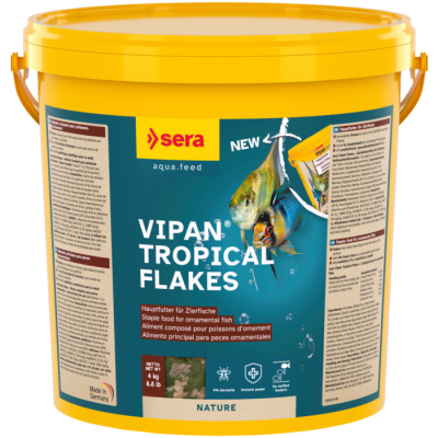 Sera Vipan Flakes - alimento base para peixes tropicais