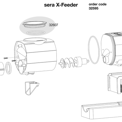 Sera X-Feeder - alimentador automático até 4xdia