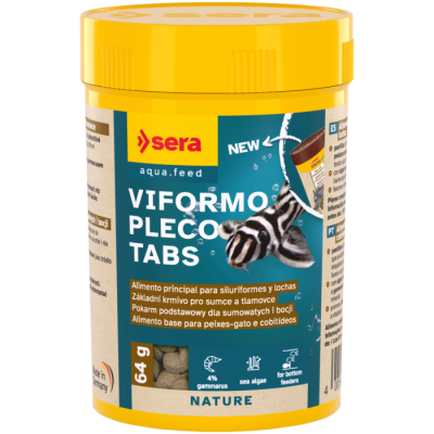 Sera Viformo Pleco Tabs - Alimento para peixes de fundo
