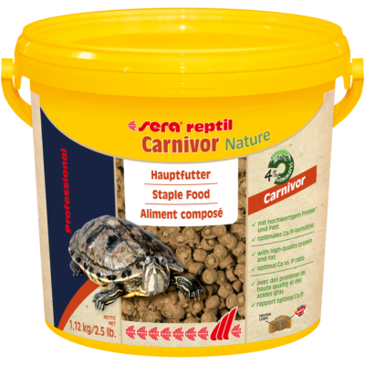 Sera Reptil Carnivor Nature - Alimento para tartarugas e répteis carnívoros