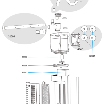 Sera X-Edge 700 - filtro de canto para aquários até 300 litros