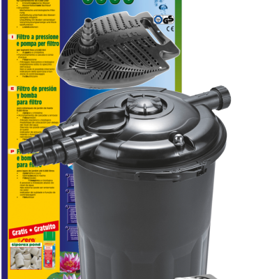 Sera pond fil bioactive set 6000 - Kit filtro e bomba de água para lagos até 6000L