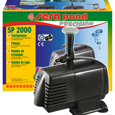 Sera pond SP 2000 - Bomba de água com repuxo para lago - 2470L/h