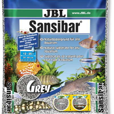 JBL Sansibar Grey - Substrato cinzento para aquários