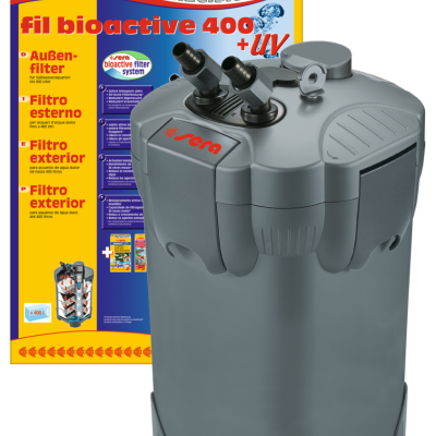 Sera fil bioactive 400 + UV - filtro externo com UV para aquários até 400L