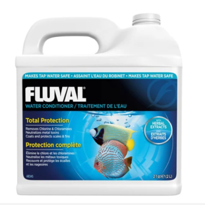 Fluval Aquaplus - Condicionador de água e anti-cloro para aquário