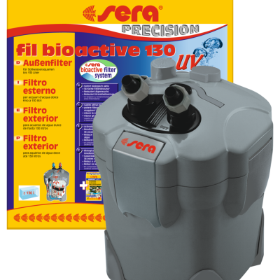Sera fil bioactive 130 + UV - filtro externo com UV para aquários até 130L