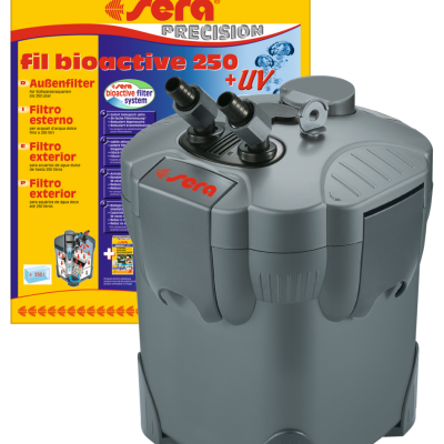 Sera fil bioactive 250 + UV - filtro externo com UV para aquários até 250L