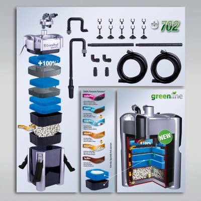 JBL CristalProfi e702 greenline - Filtro externo para aquários até 200L