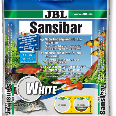 JBL Sansibar White - Substrato branco para aquários