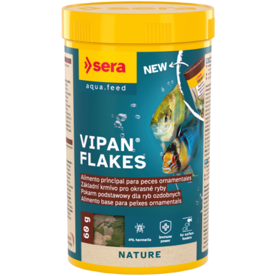Sera Vipan Flakes - alimento base para peixes tropicais