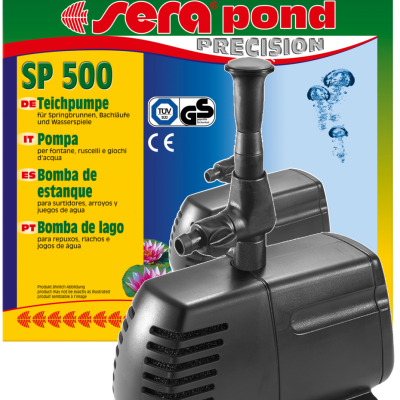 Sera pond SP 500 - Bomba de água com repuxo para lago - 750L/h