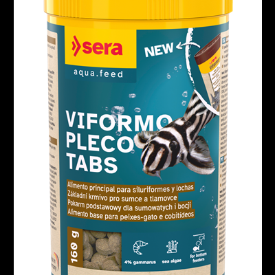 Sera Viformo Pleco Tabs - Alimento para peixes de fundo