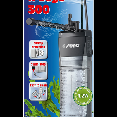Sera X-Edge 300 - filtro de canto - para aquários até 100 litros