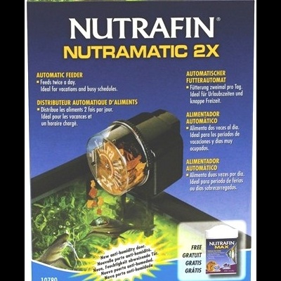 Nutrafin Nutramatic 2x - Alimentador para peixes de aquário
