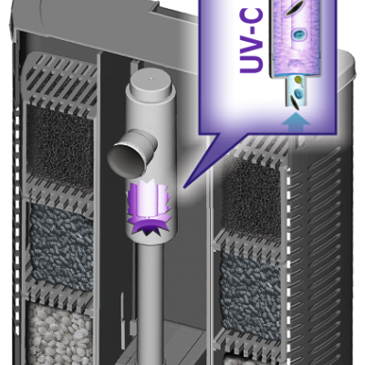 Sera bioactive IF 400 + UV - Filtro interno com UV para aquários até 400L