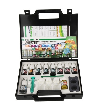 JBL ProAquaTest COMBISET Pond - Maleta de testes para análises de água em lagos com carpas Koi e de jardim
