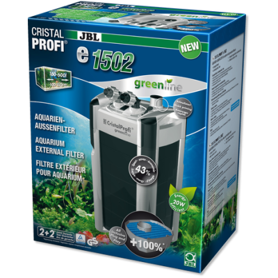 JBL CristalProfi e1502 greenline - Filtro externo para aquários até 600L