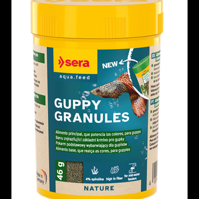 Sera Guppy Granules - Alimento granulado para guppies